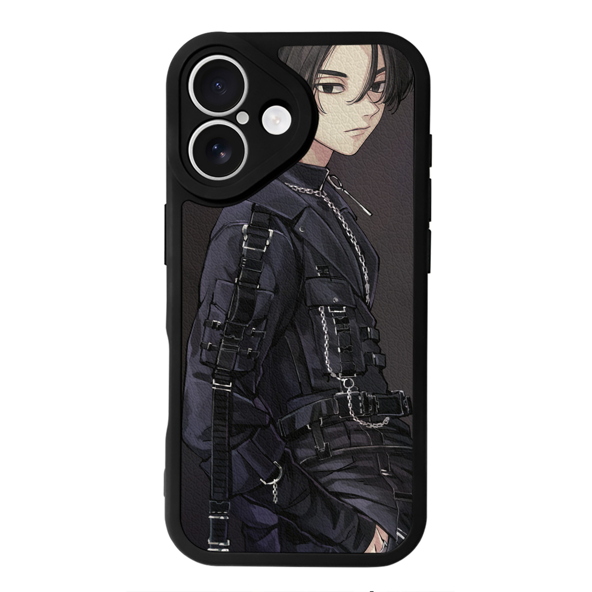 （画像用） 東京リベンジャーズ Tokyo Revengers 【iPhone 16シリーズ対応】シリコンスマホケース（レザー調） 材質：シリコン